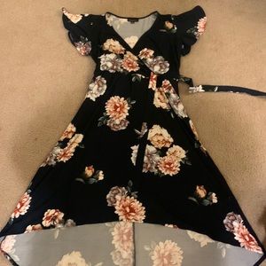 Fortune+Ivy High Low Floral Dress